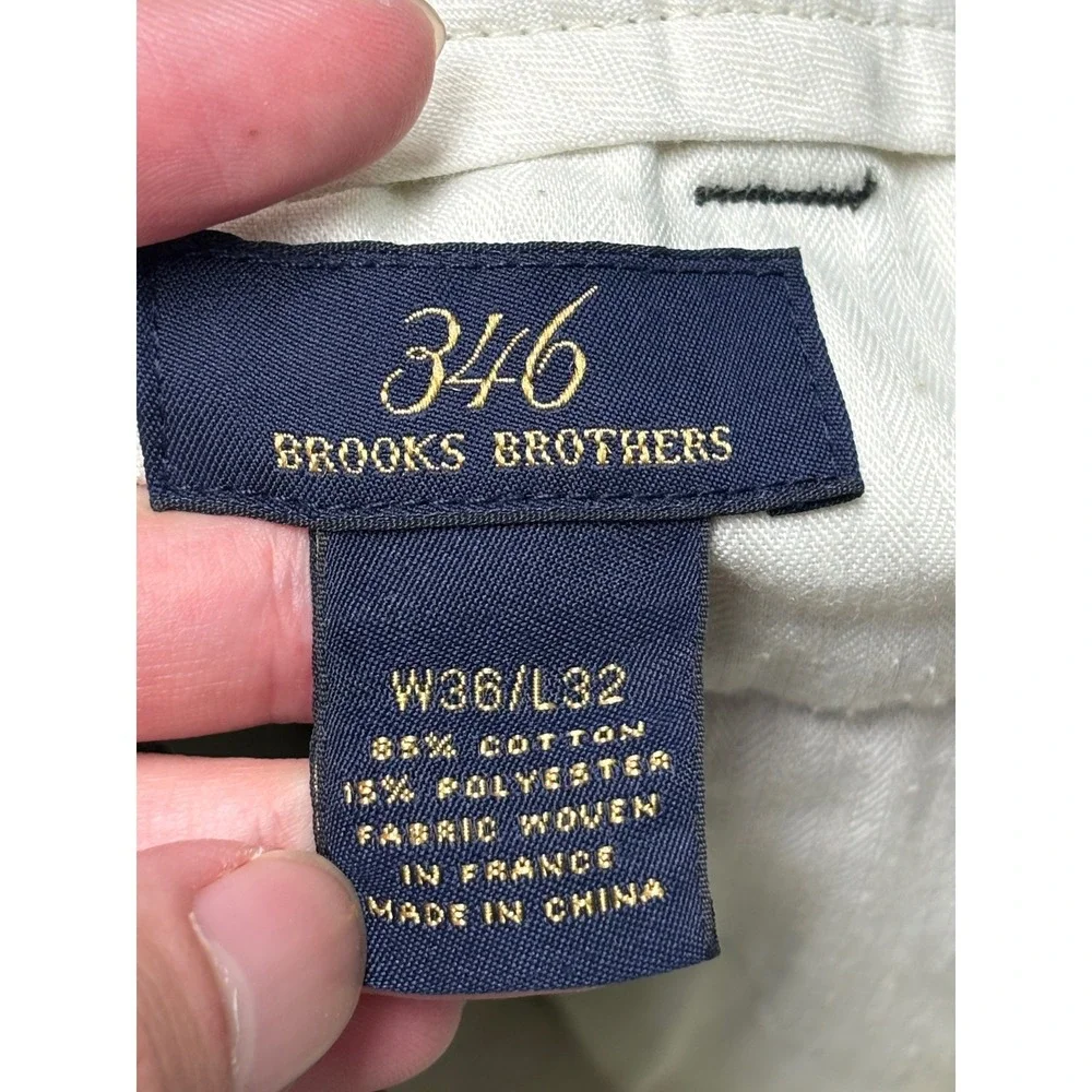 Brooks‎ Brothers 346 Corduroy Pants Mens 36x32 Brown Fabric